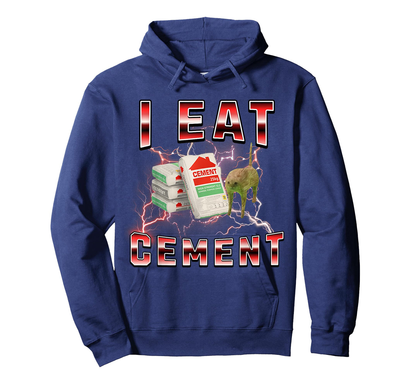 I Eat Cement Funny Cat Meme Internet Memes Funny Meme T-Shirt