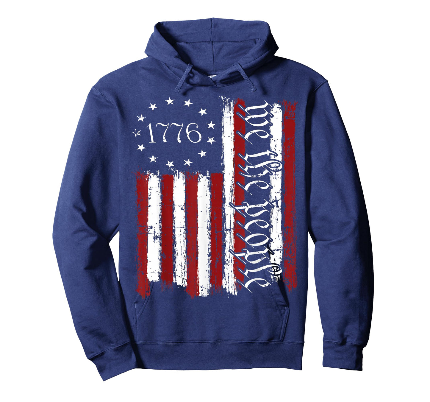 Old American Flag Patriotic 1776 We The People USA T-Shirt