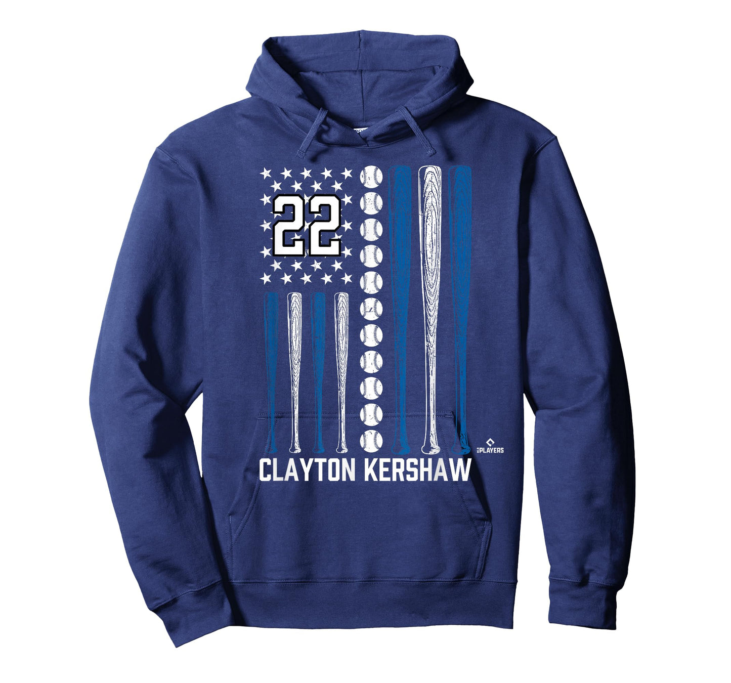 Baseball American Flag Clayton Kershaw Los Angeles Baseball T-Shirt