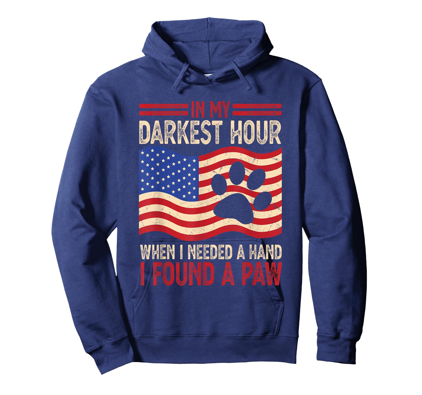 Animal Rescue in My Darkest Hour I Found A Paw Animal Lover T-Shirt