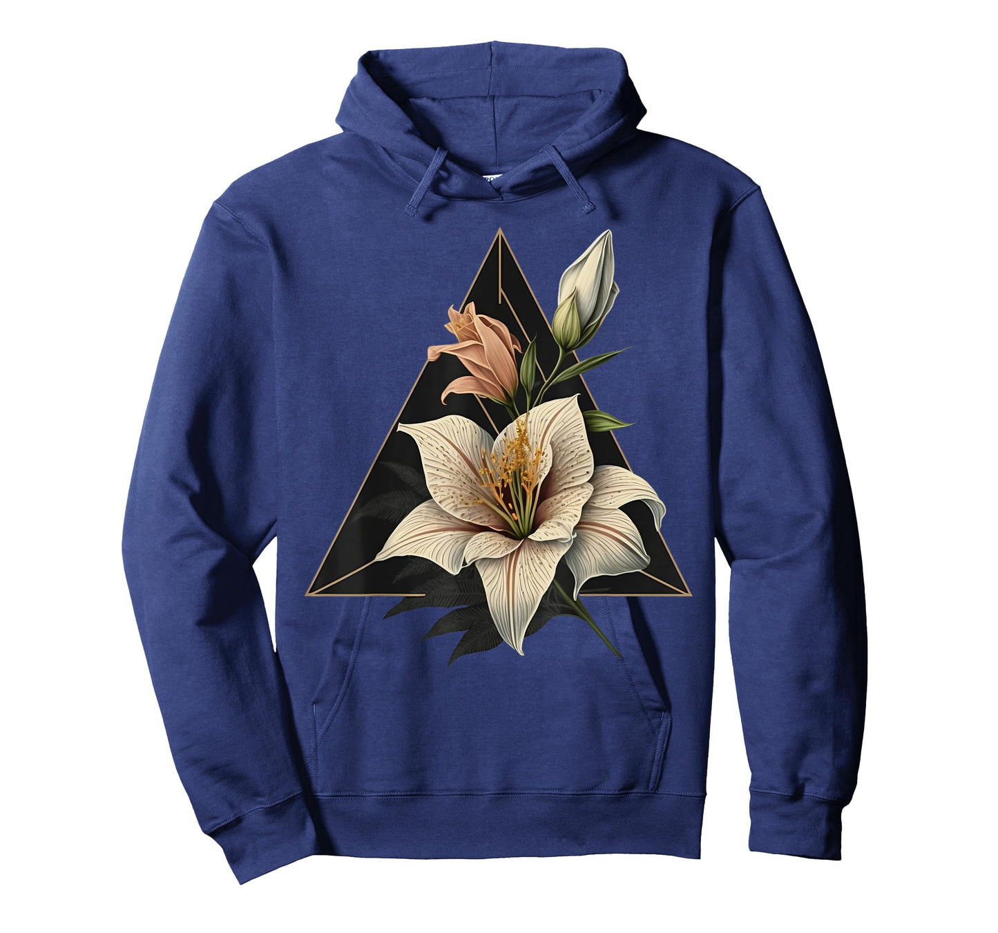 Abstract Geometric Lily T-Shirt
