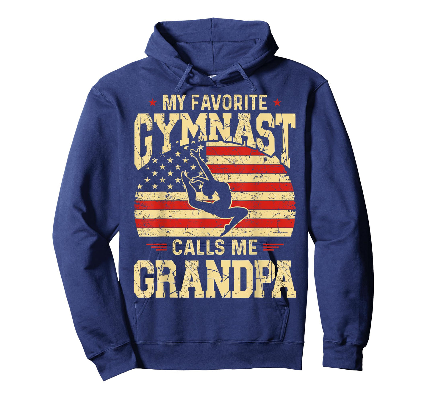 My Favorite Gymnast Calls Me Grandpa Funny Fathers Day T-Shirt