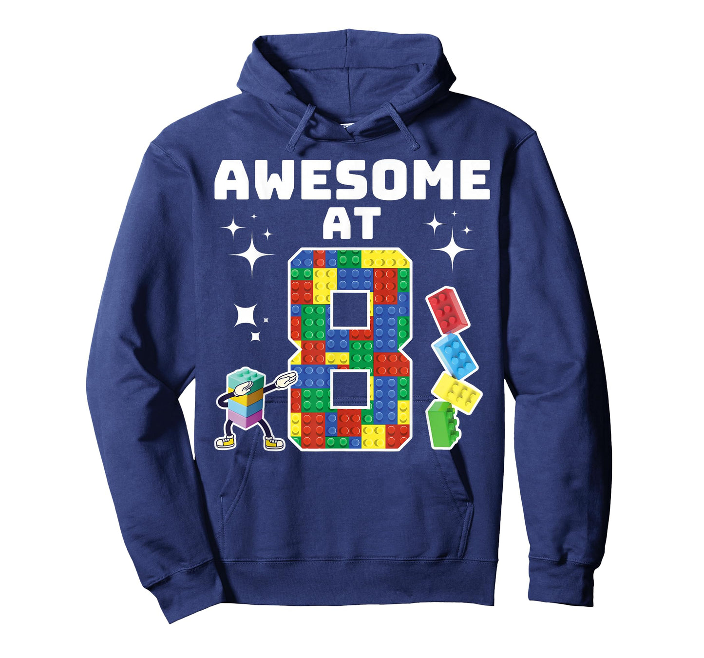 Building Blocks Building Bricks 8th Birthday Boy Dabbing Boy T-Shirt