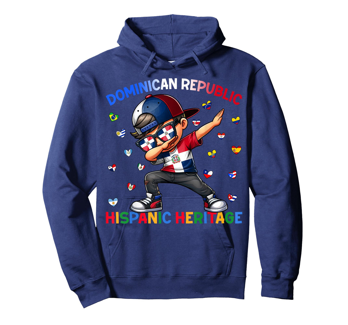 Hispanic Heritage Month Dominican Republic Flag Shirts Boys T-Shirt