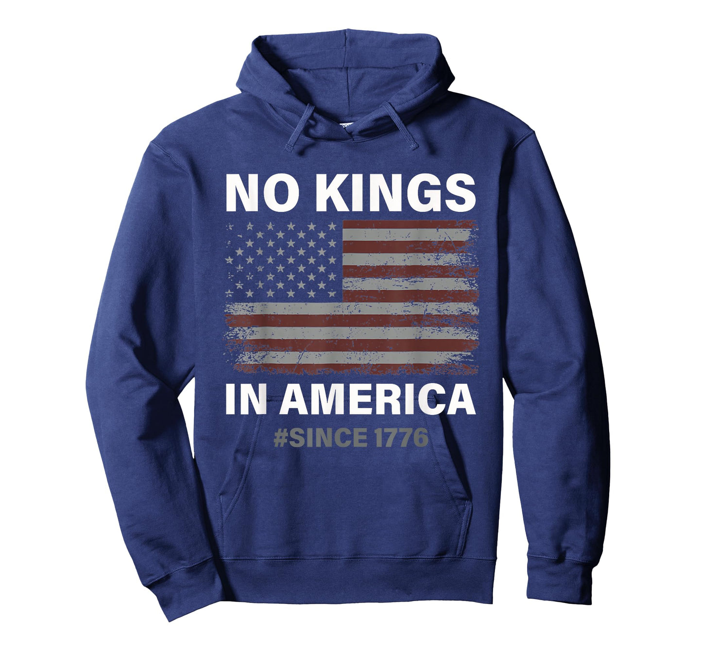 No Kings in America Since 1776 Vintage USA Flag No Kings T-Shirt