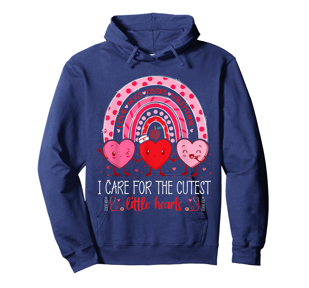 Care For Cutest Little Hearts CNA Nurse Valentines Day Cute T-Shirt