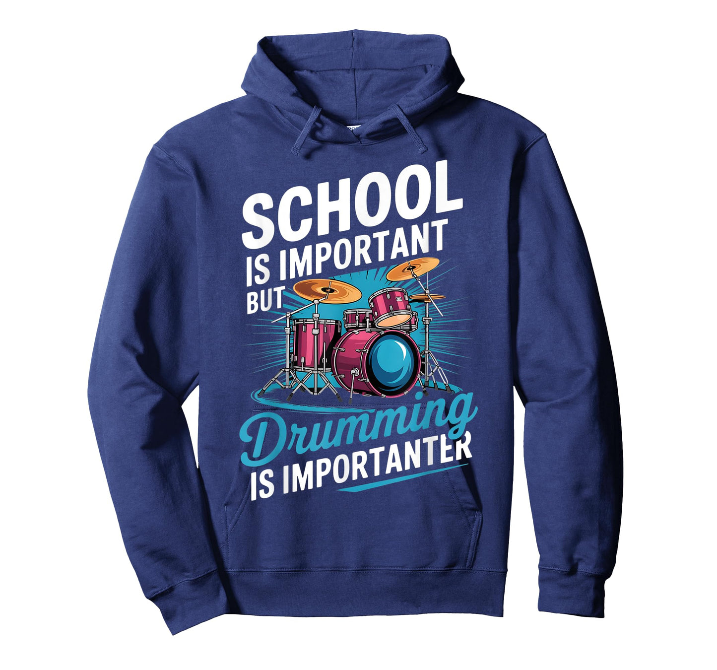Drummer Drumming Drumset Drum Funny Graphic Saying Kids Boys T-Shirt
