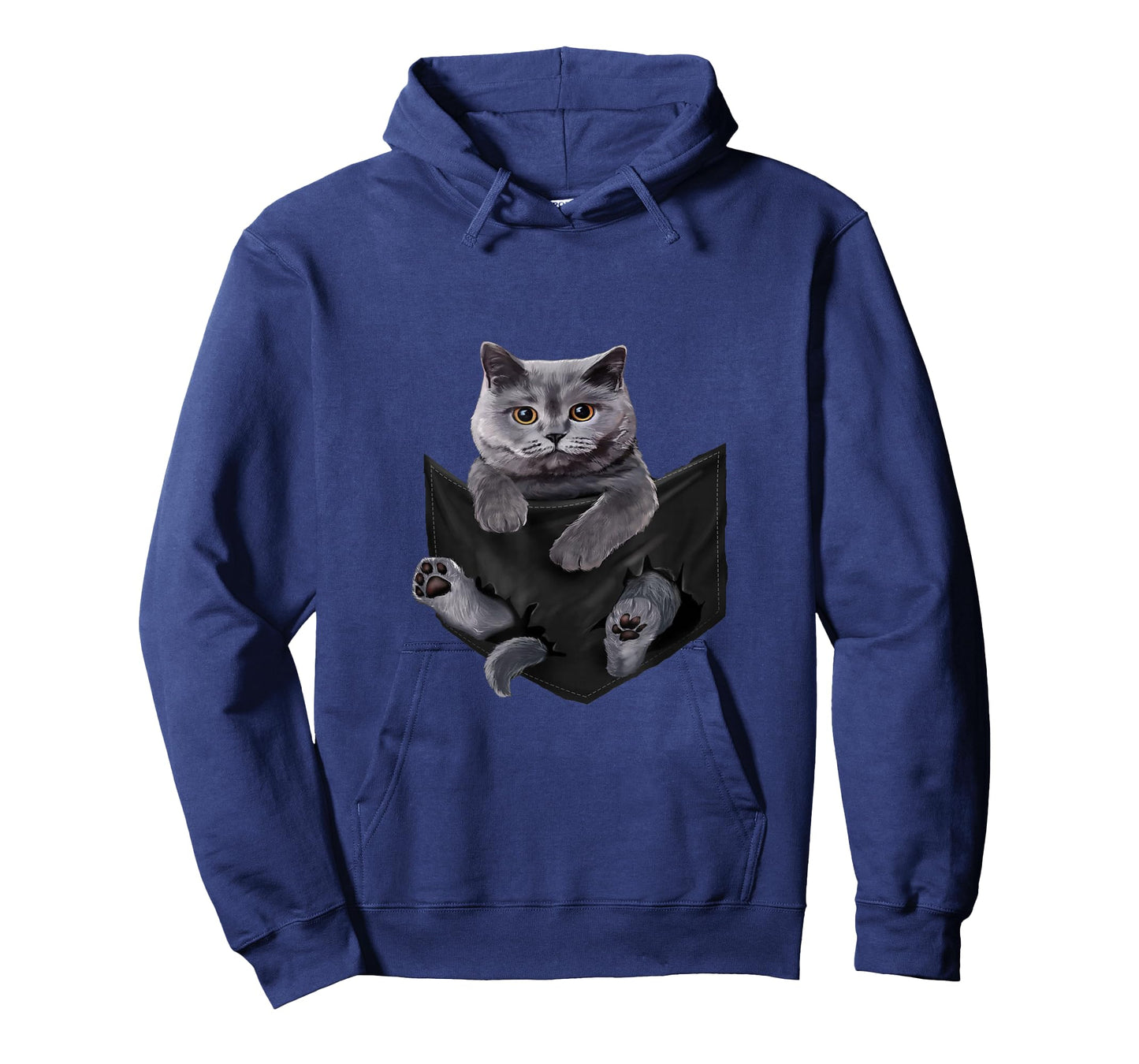Cat Lovers British Shorthair In Pocket Funny Kitten T-Shirt