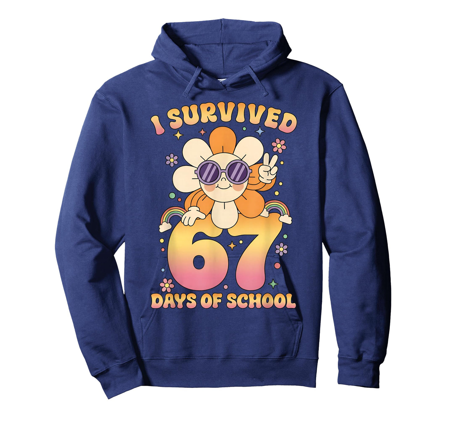 I Survived 67 Days of School Funny Meme Teacher Student T-Shirt