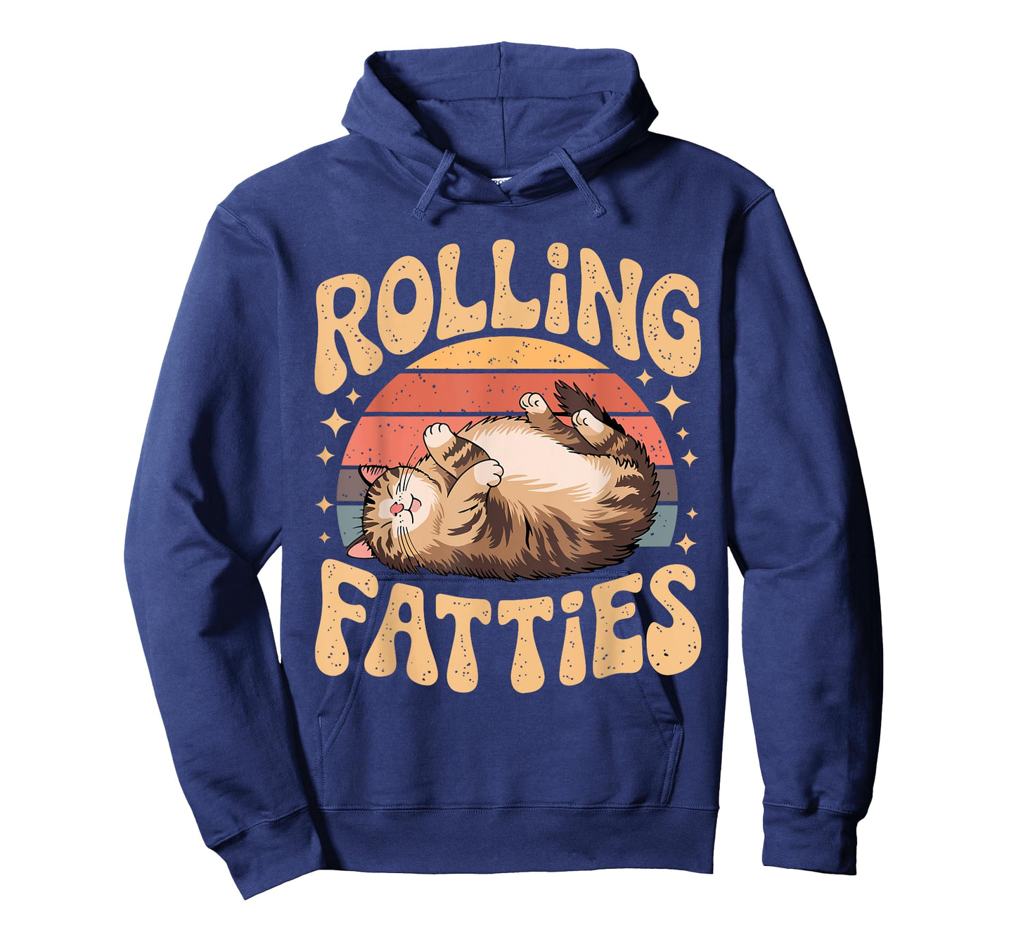 Rolling Fatty Cat Animal Funny Cat T-Shirt