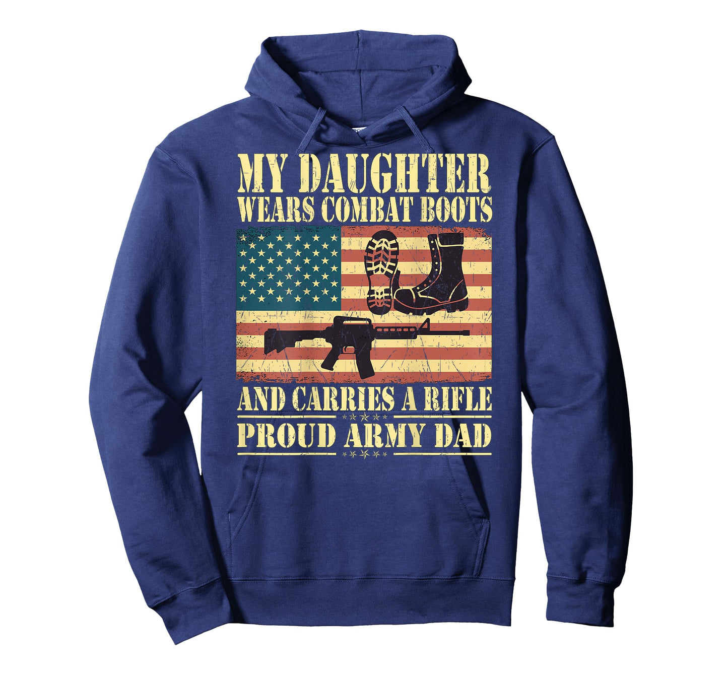 My Daughter Wears Combat Boots - Proud Army Dad Father Gift T-Shirt