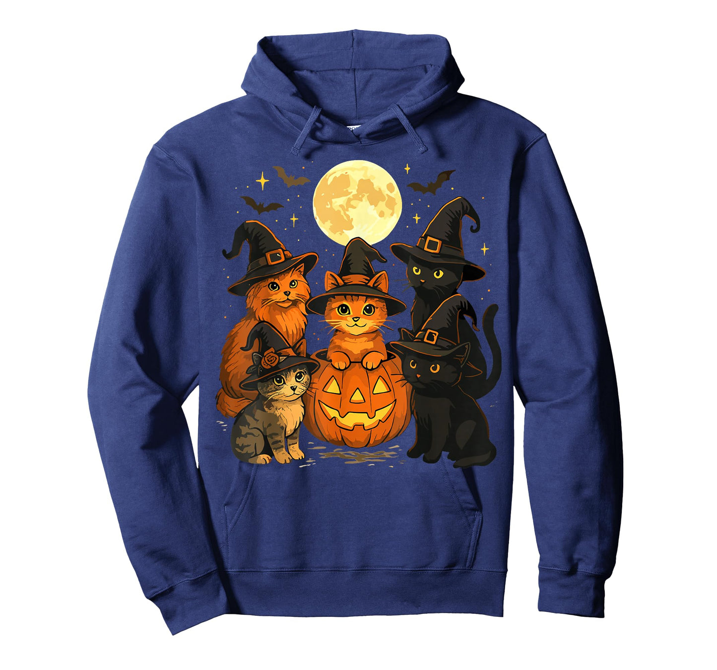 Halloween Cats Pumpkin Funny Cat T-Shirt