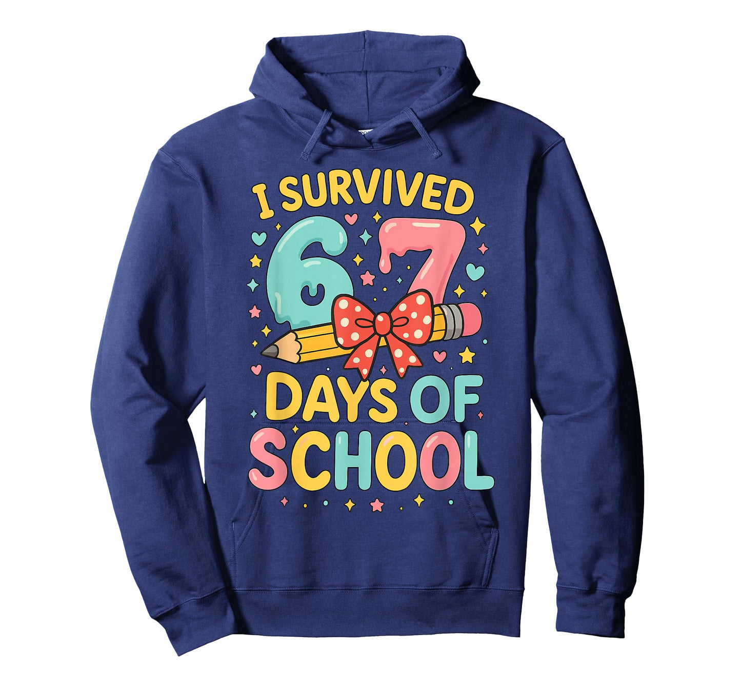 I Survived 67 Days of School Funny Teacher Student T-Shirt