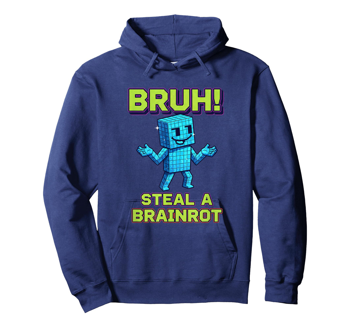 Building & Blocks Bruh! Steal A Brainrot - Block Builder, Br T-Shirt
