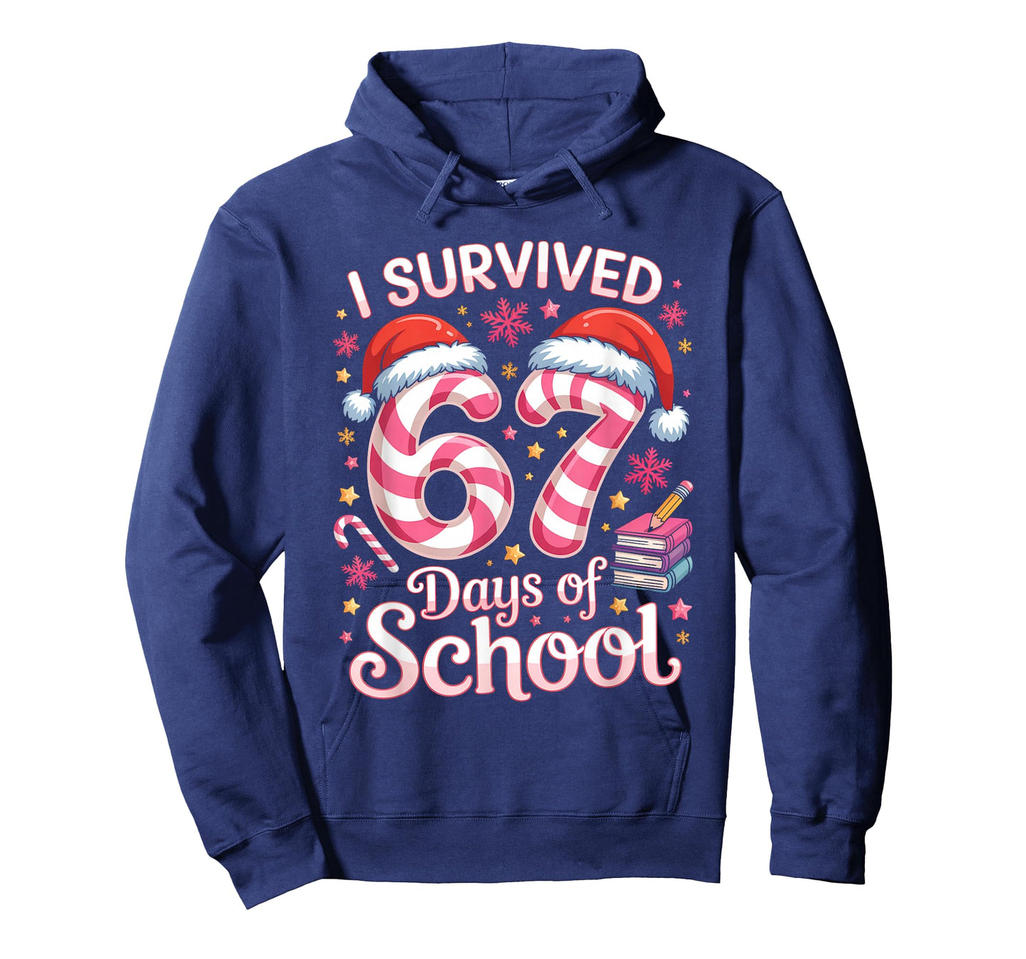 I Survived 67 Days of School - Funny Teachers Students Girls T-Shirt