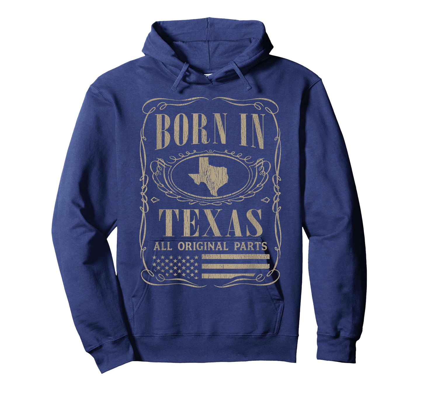 Vintage Classic America Land Map US States Born Texas T-Shirt