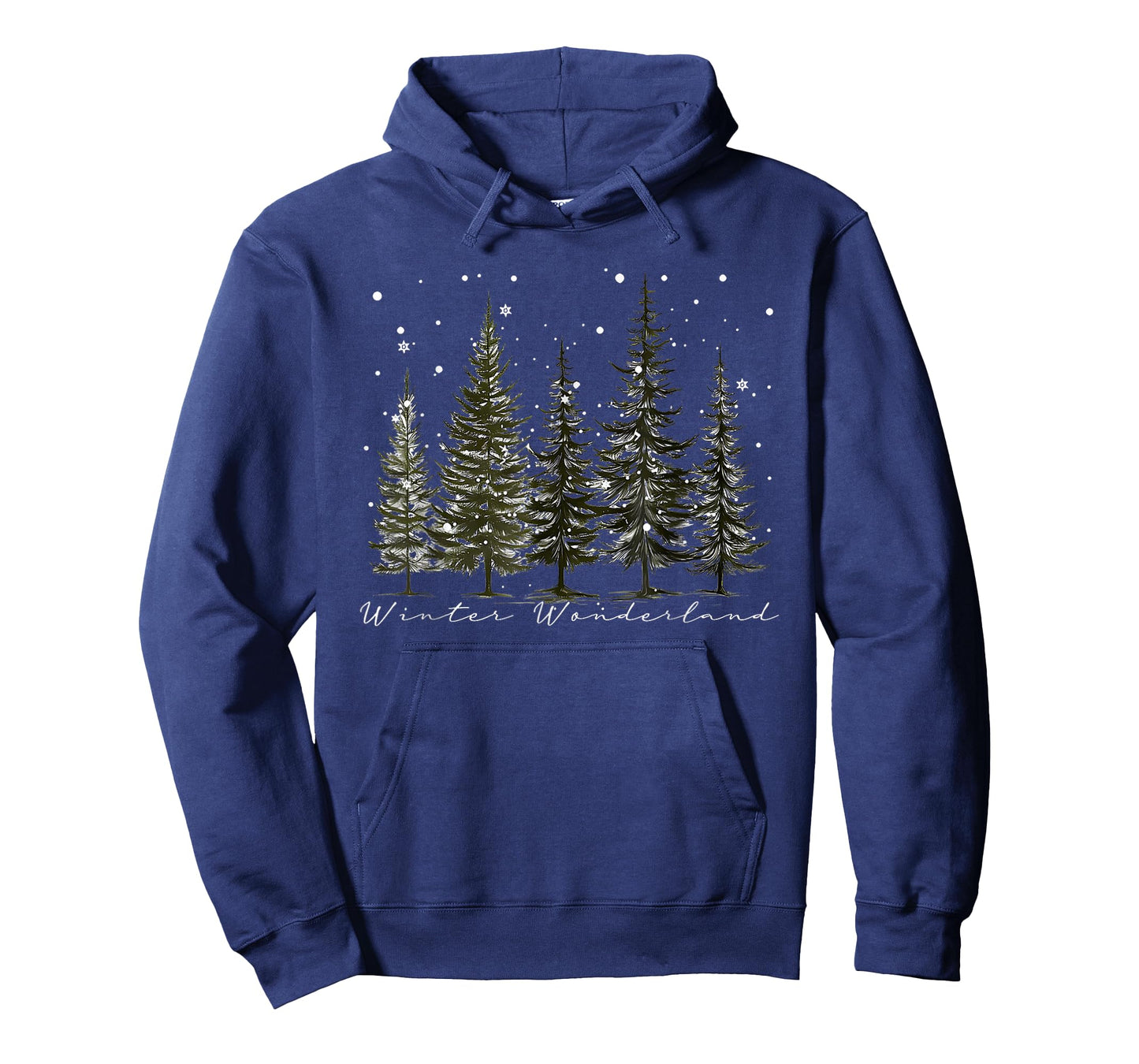 Winter Wonderland Pine Tree Nature Lover Hiking Camping T-Shirt