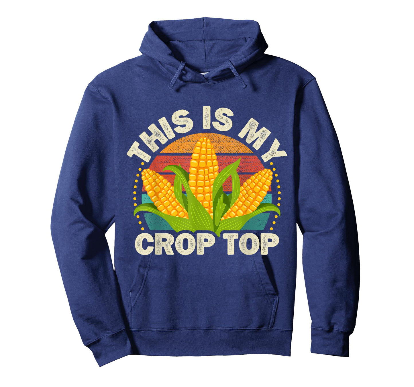 Corn Farmer Saying Funny This is my Crop Top T-Shirt