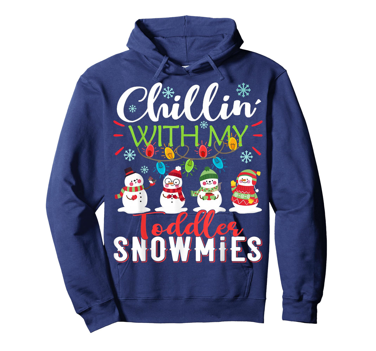 Chillin With My Toddler Snowmies Teacher Snowman Christmas T-Shirt
