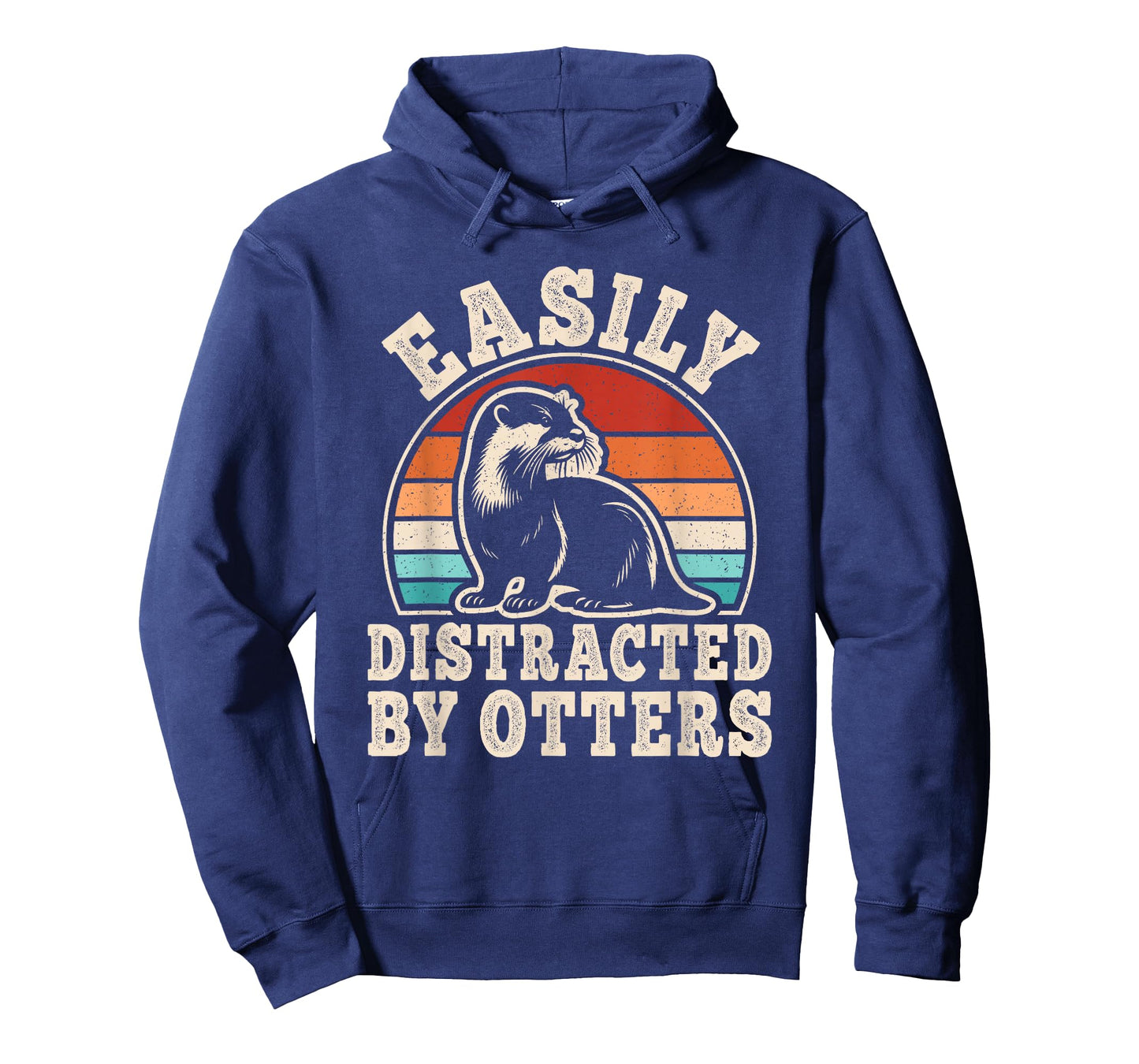 Easily Distracted by Otters Retro Otter Men Women Kids T-Shirt