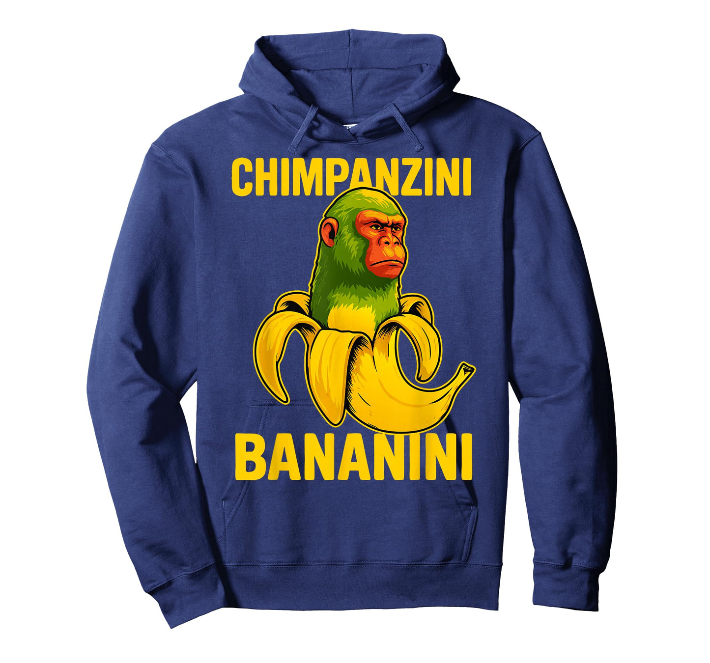 Kids Pun Monkey Meme Italian Brainrot Chimpanzini Bananini T-Shirt