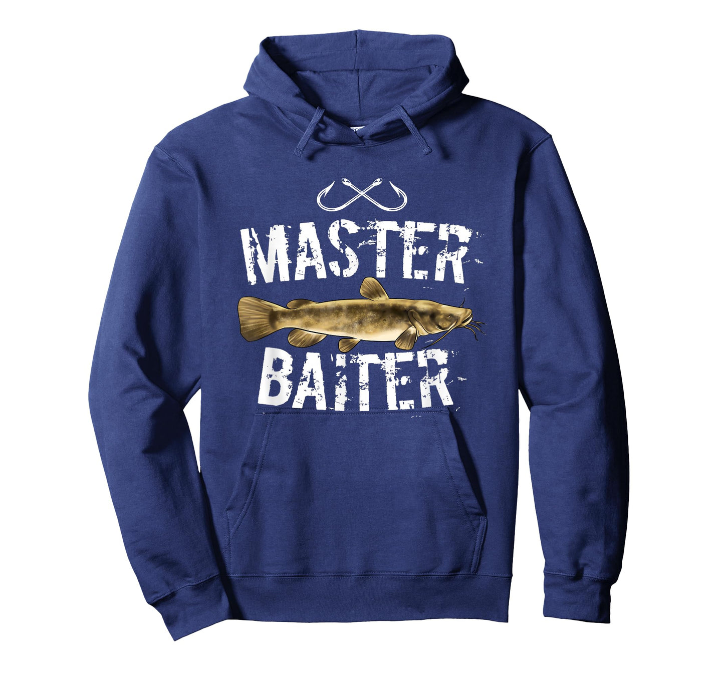 Master Baiter Funny Flathead Catfish Fishing Graphic Design T-Shirt