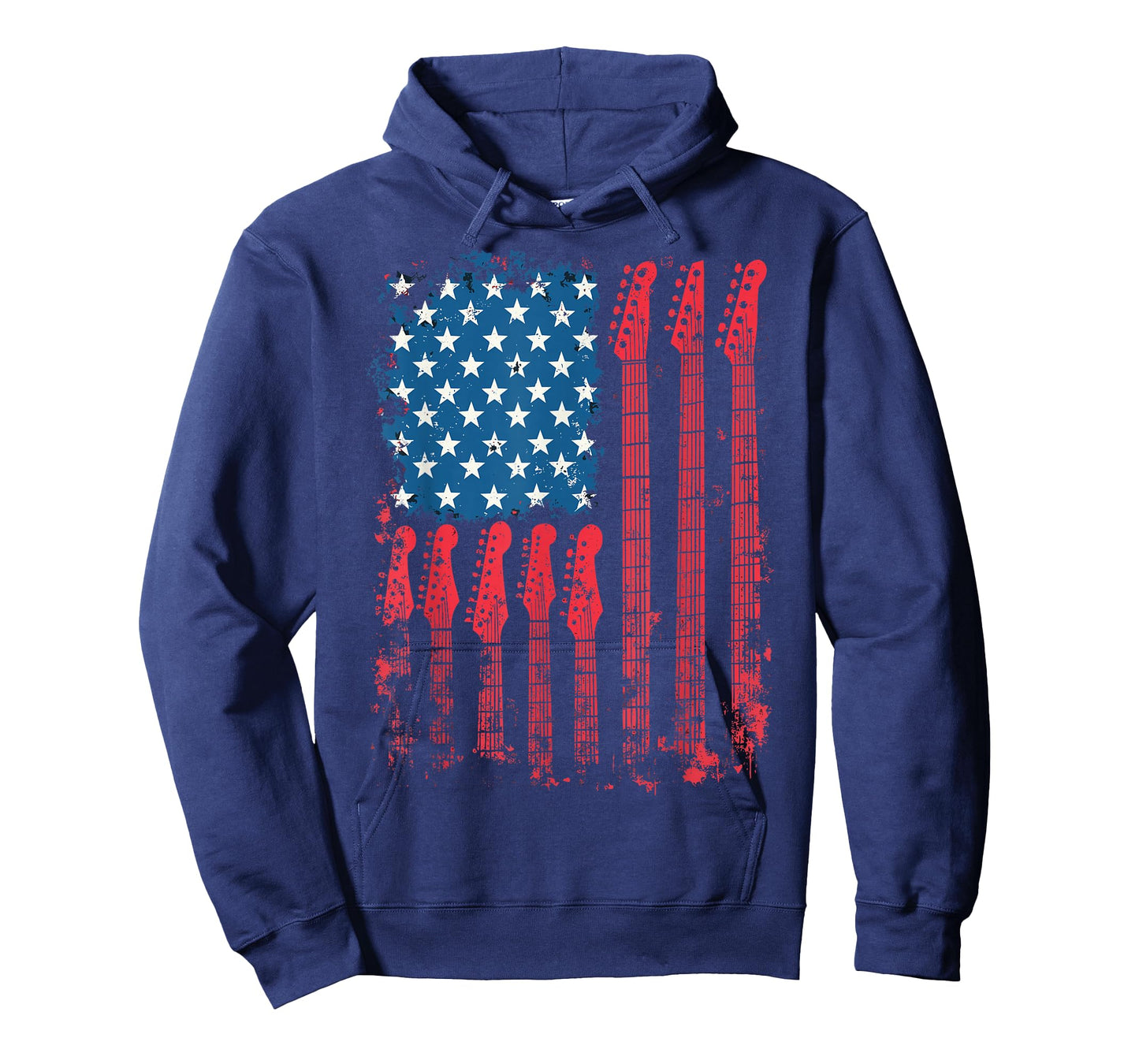 Guitar American Flag T-Shirt
