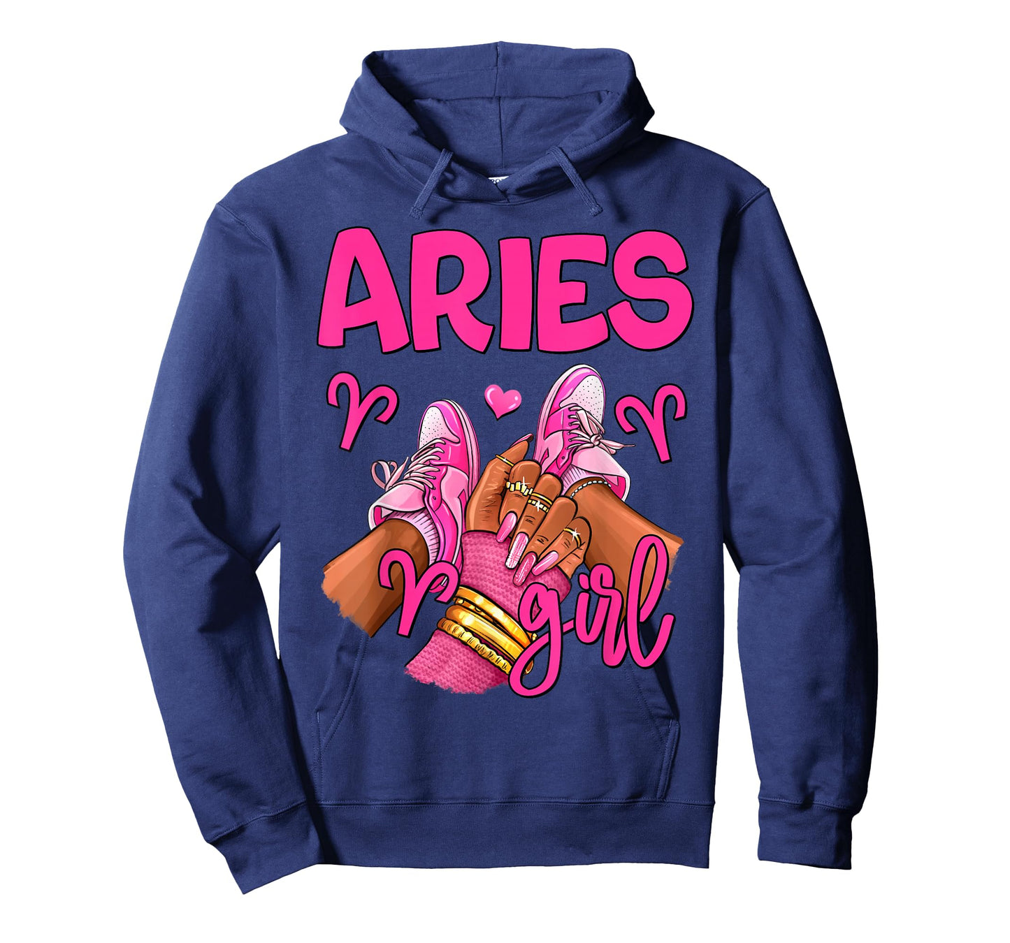 Aries Girl Birthday Queen Women Sneakers Zodiac Sign T-Shirt