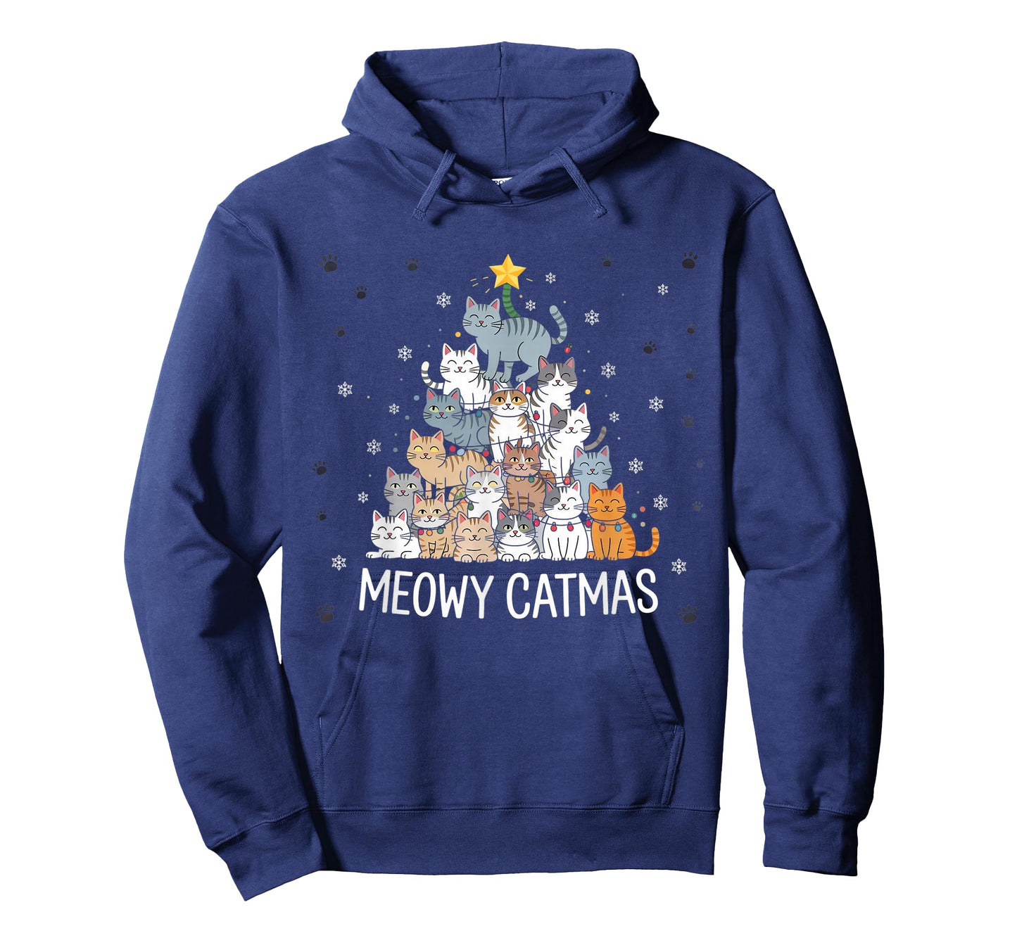 Cute Cat Meowy Catmas Santa Christmas Tree Xmas Holiday T-Shirt