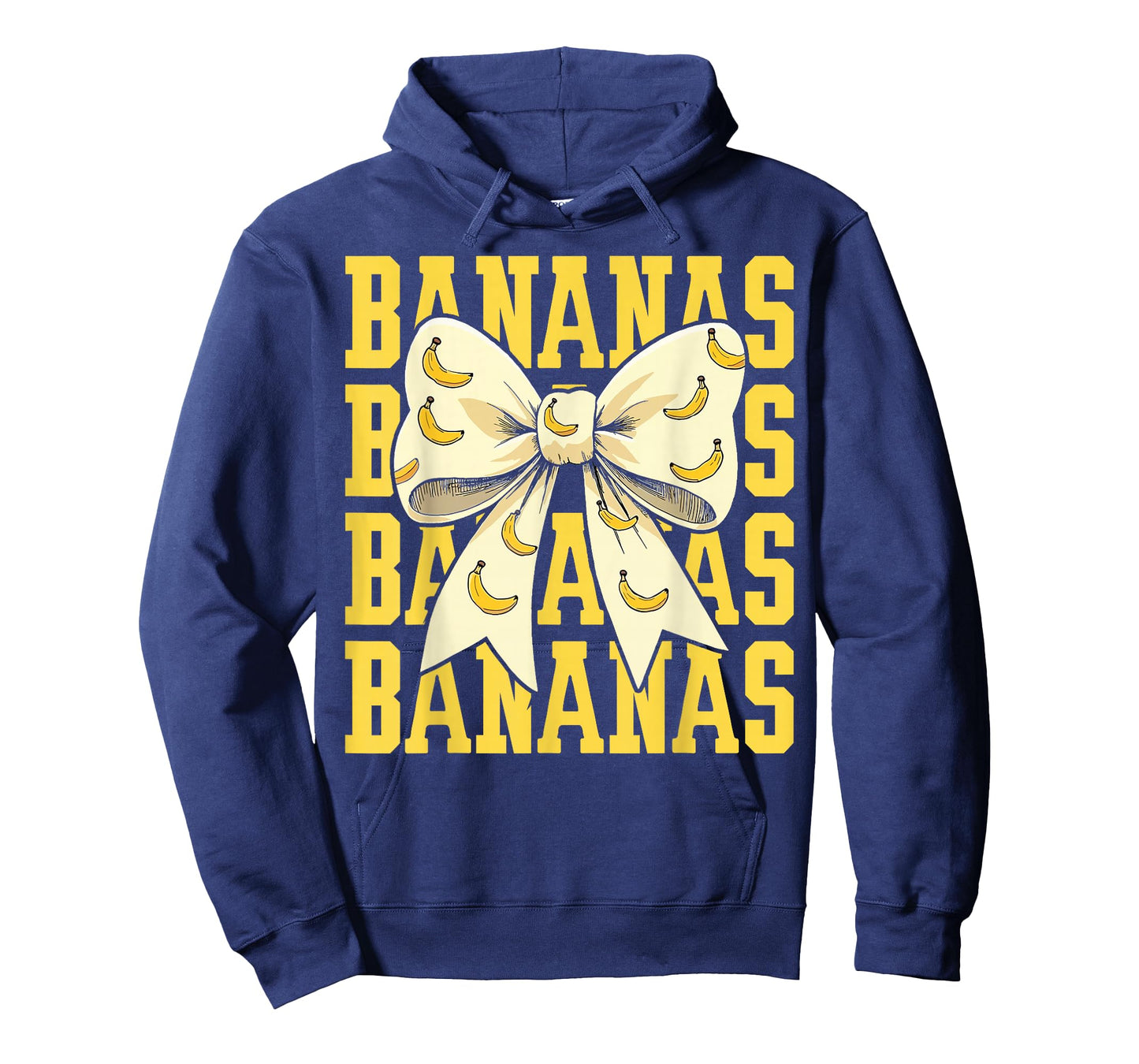 Retro Bananas Last Name Coquette Bow Women Girls Kids T-Shirt