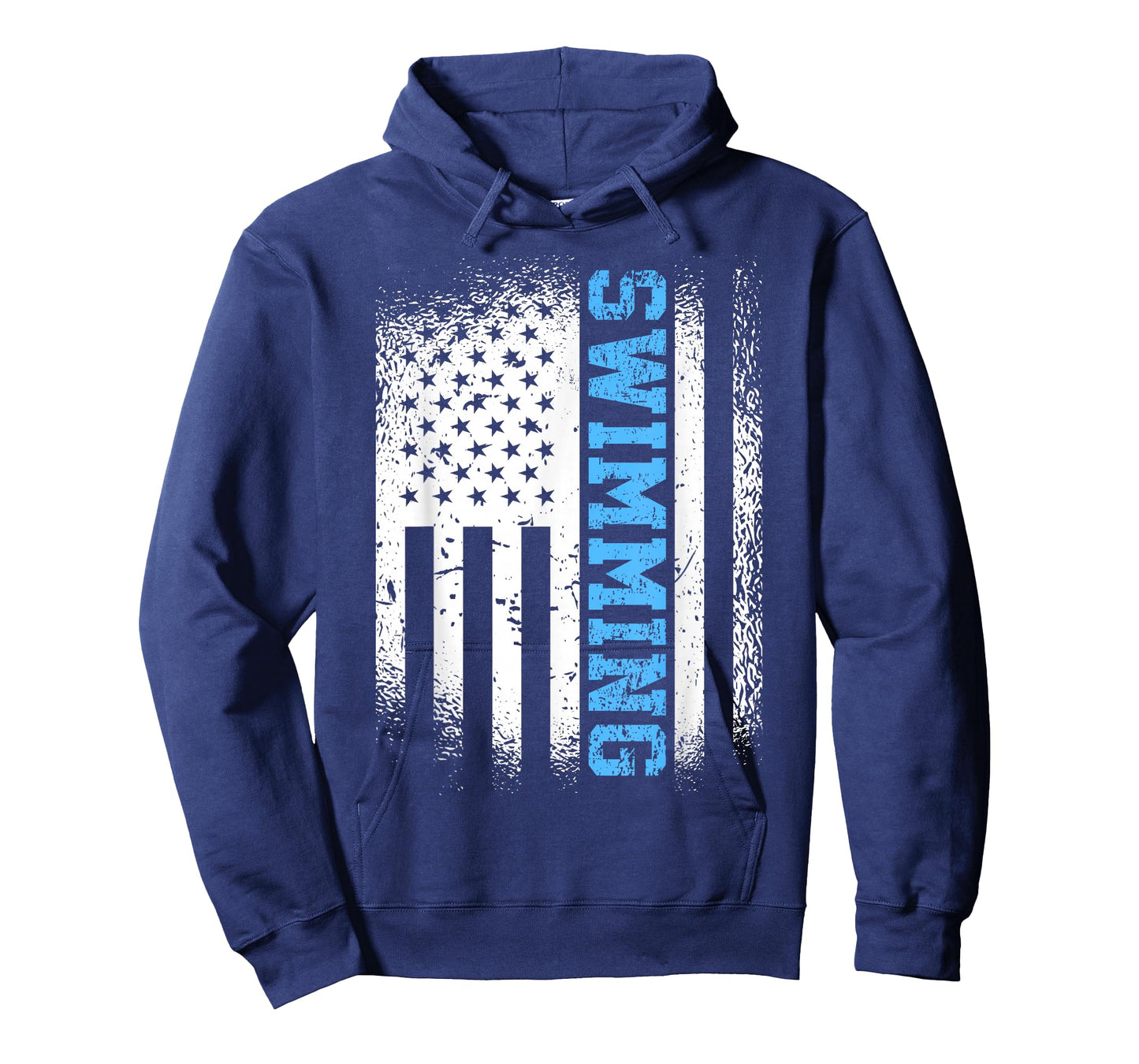 USA Flag Swimming Swim American Swimmer T-Shirt