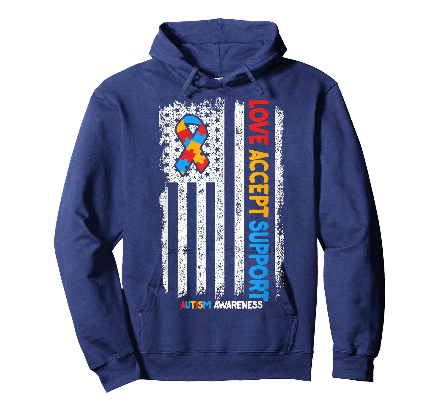 Autism Shirt Autistic Love Accept Support Autism Awareness T-Shirt