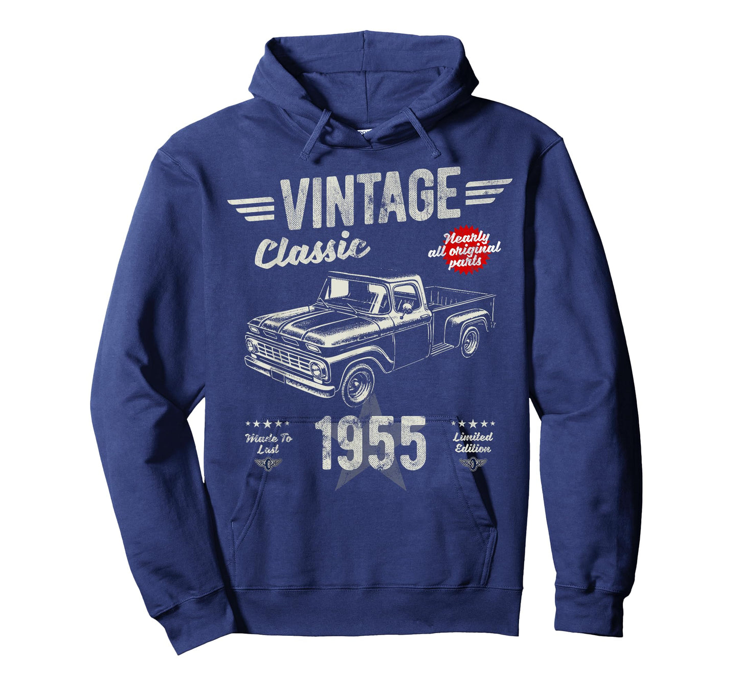 70th Birthday Born 1955 Vintage Funny Retro Pickup Truck T-Shirt
