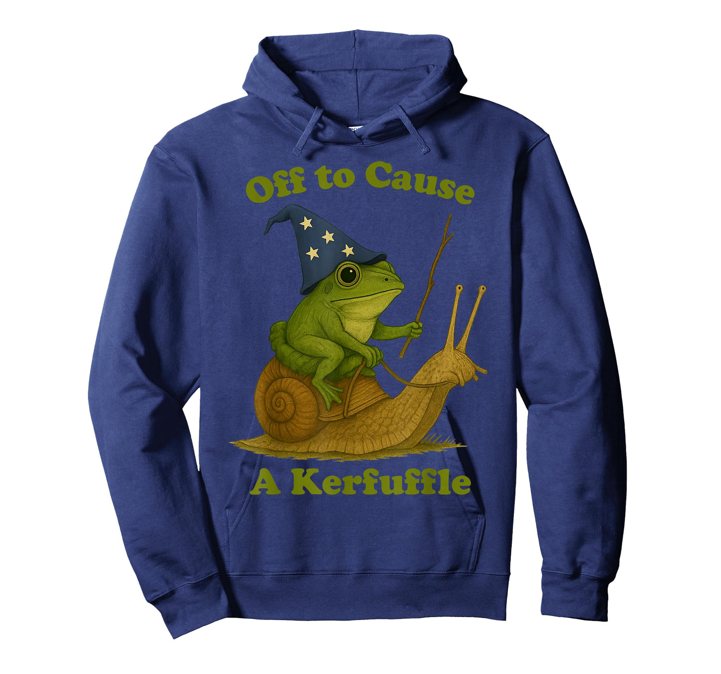 Off to Cause A Kerfuffle Whimsical Wizard Frog Meme Men T-Shirt