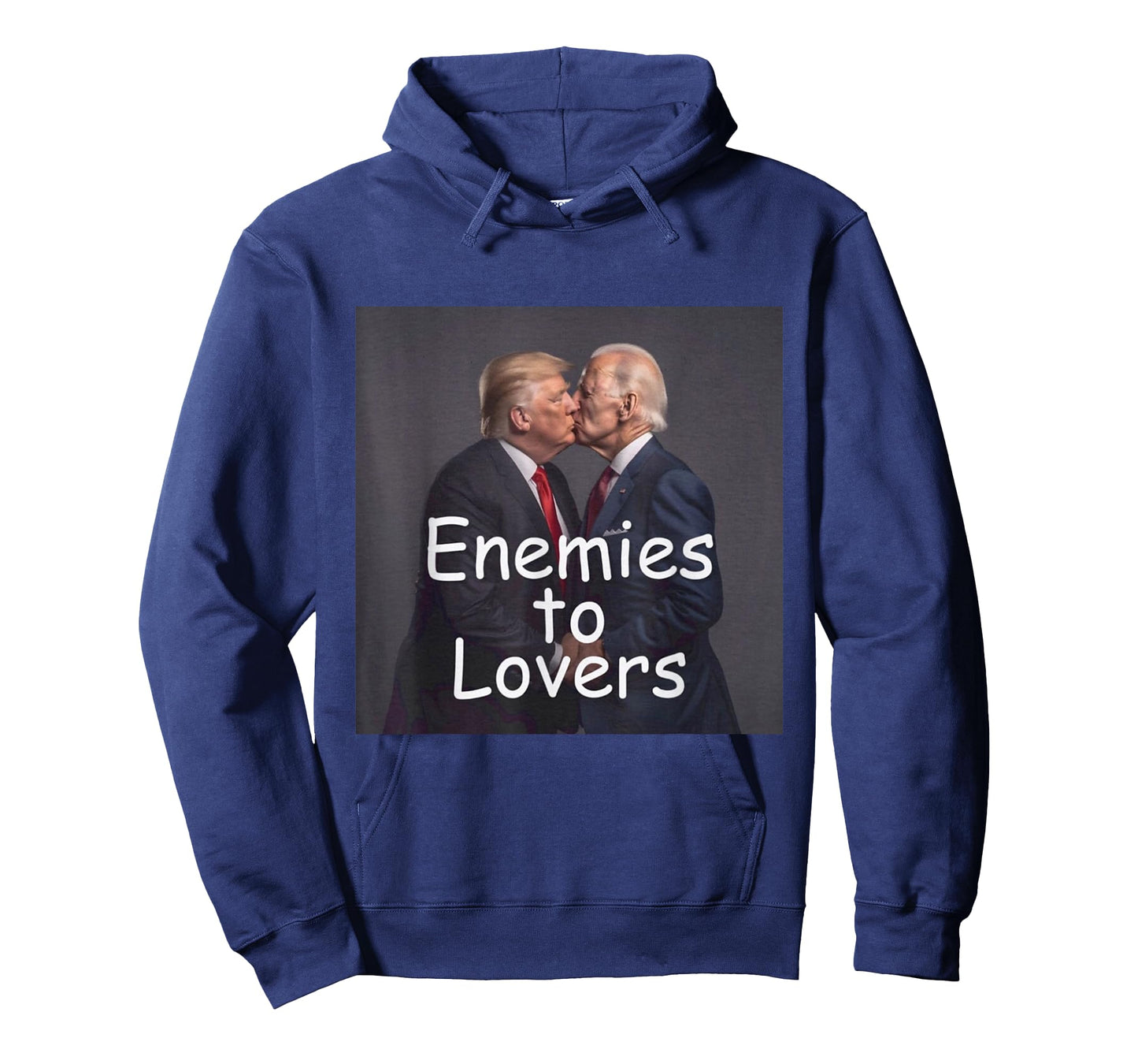 Funny Trump and Biden Kissing, Enemies to Lovers T-Shirt