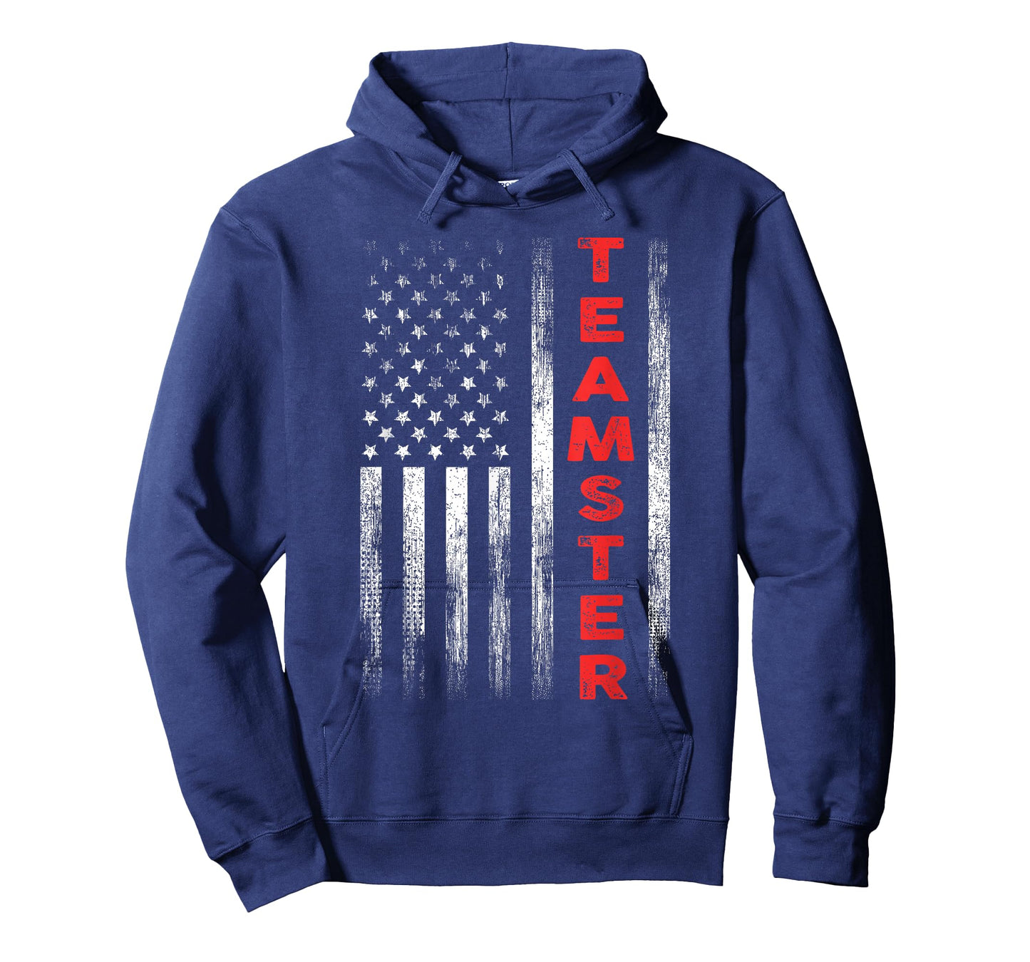 Teamster American Flag Patriotic Truck Driver US Trucking T-Shirt