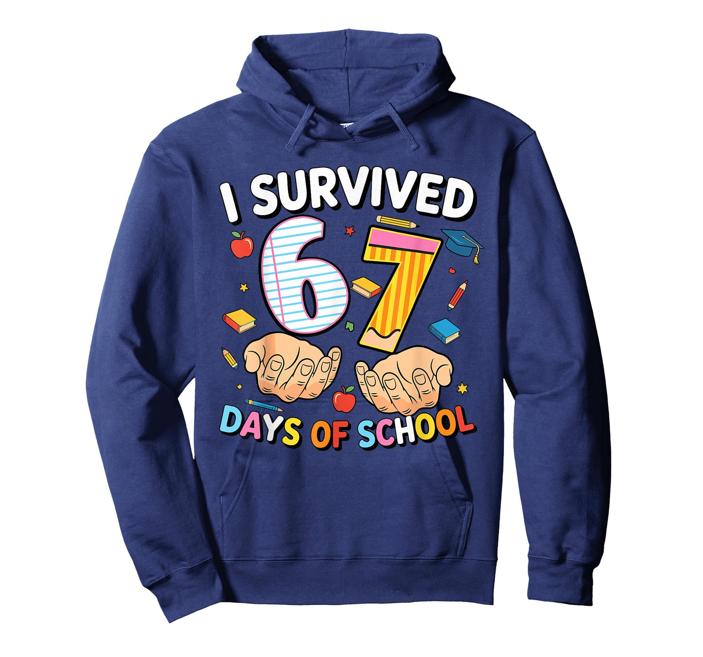 I Survived 67 Days of School Cool Teacher Design T-Shirt