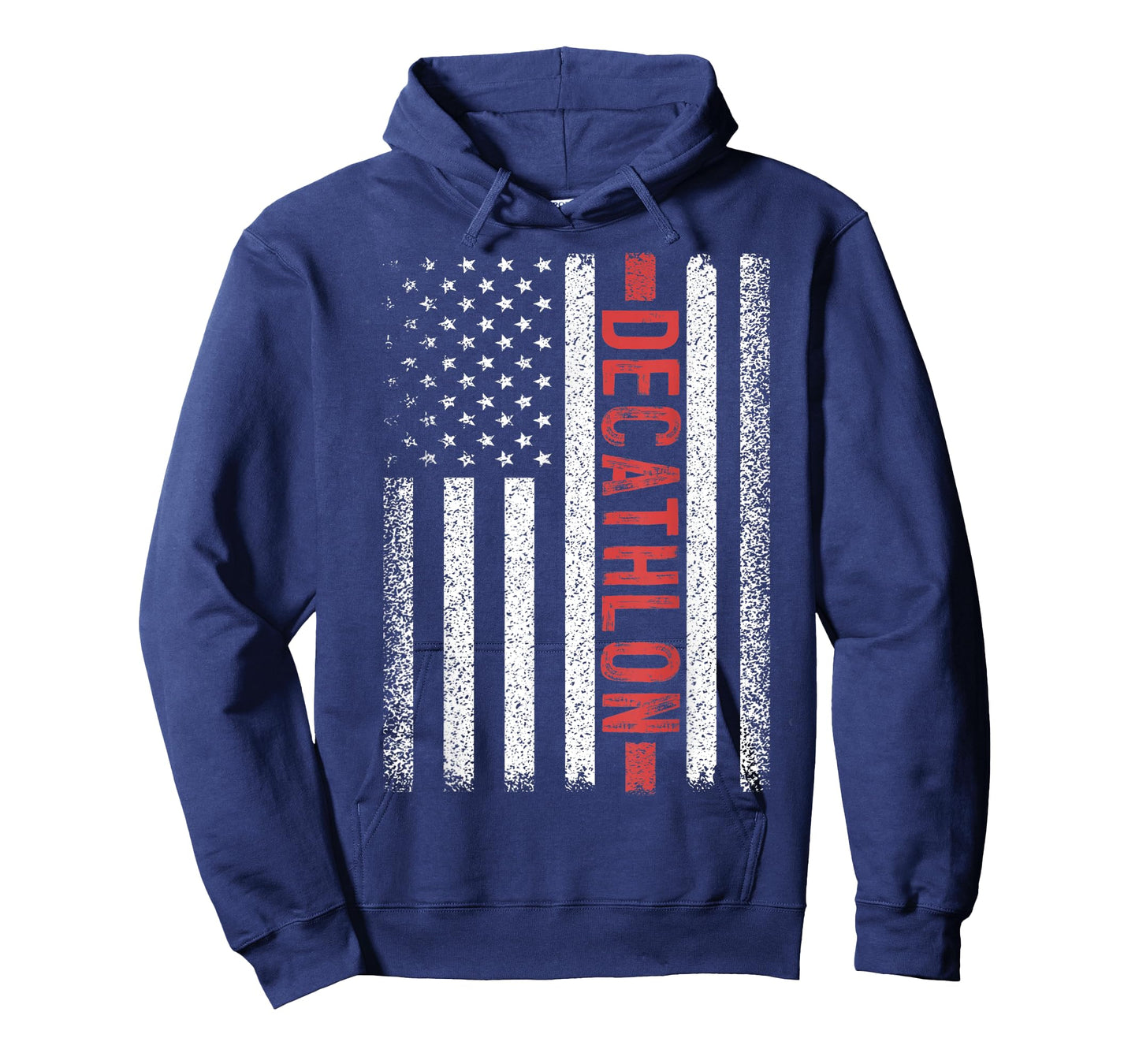 Decathlon American Flag 4th of July Cool Player Novelty T-Shirt for Women Men