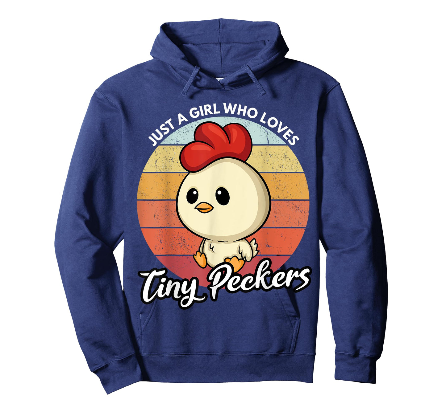 Just A Girl Who Loves Tiny Peckers Funny Chicken Pun T-Shirt
