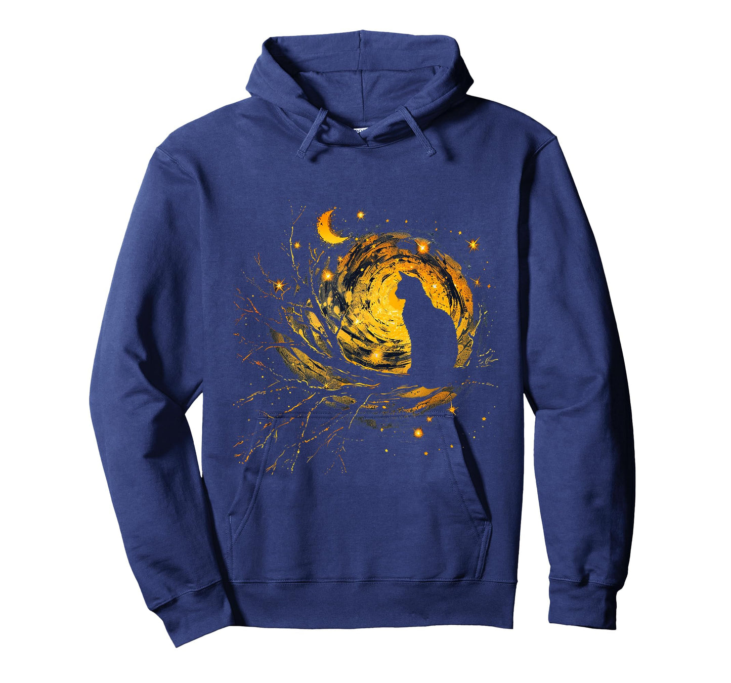 Cat Starry Night Van Gogh Cat for Cat Lover Cat Mom Cat Dad T-Shirt