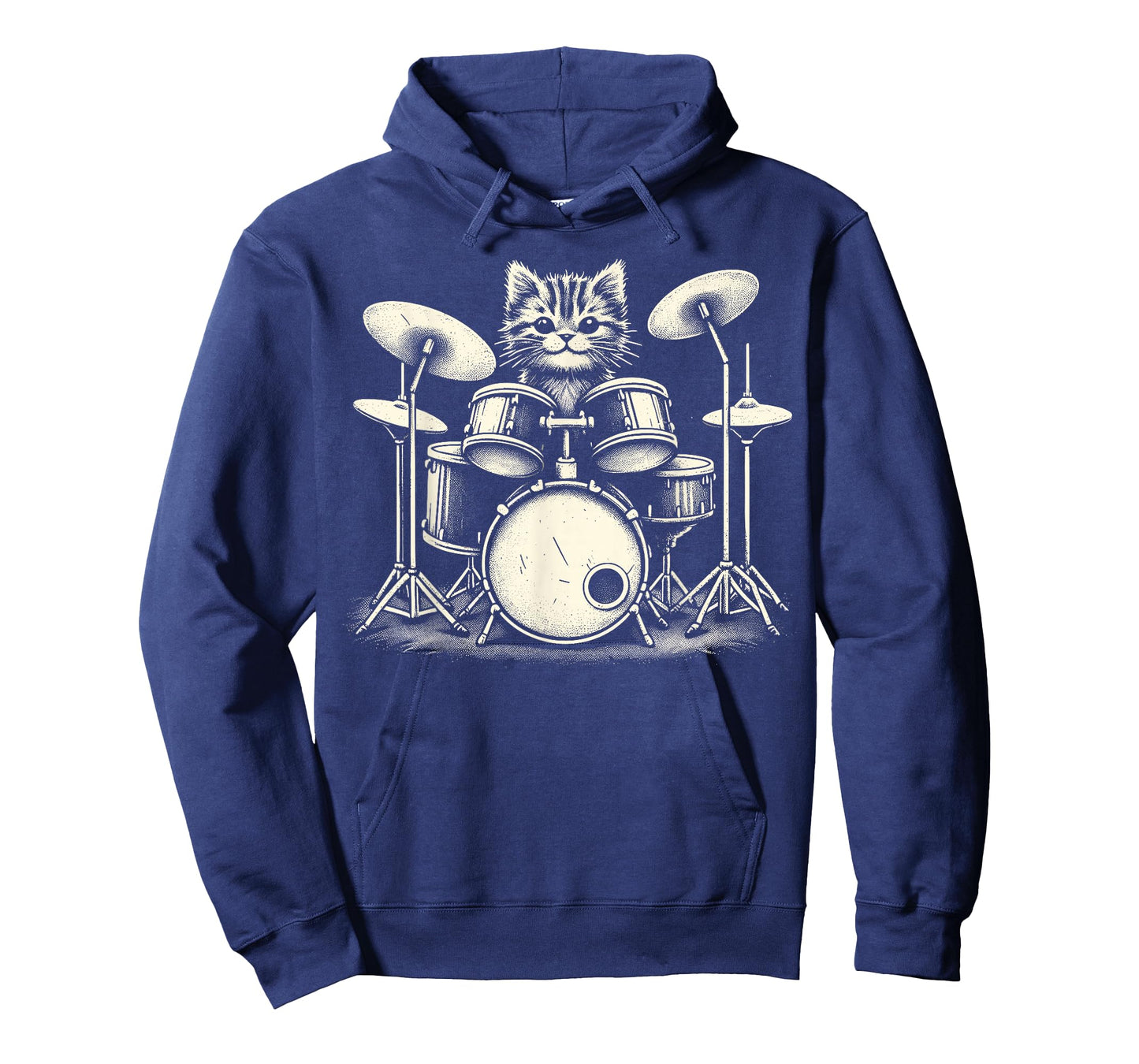 Cat Drummer Playing Drums T-Shirt