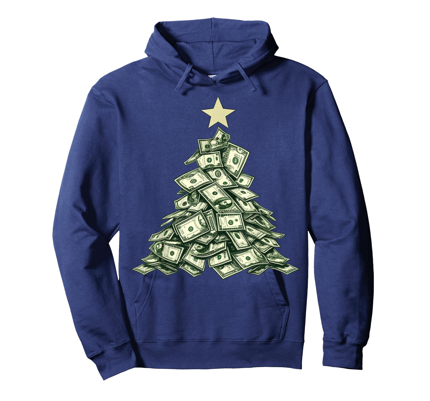 Christmas Tree Dollar Bills Money T-Shirt