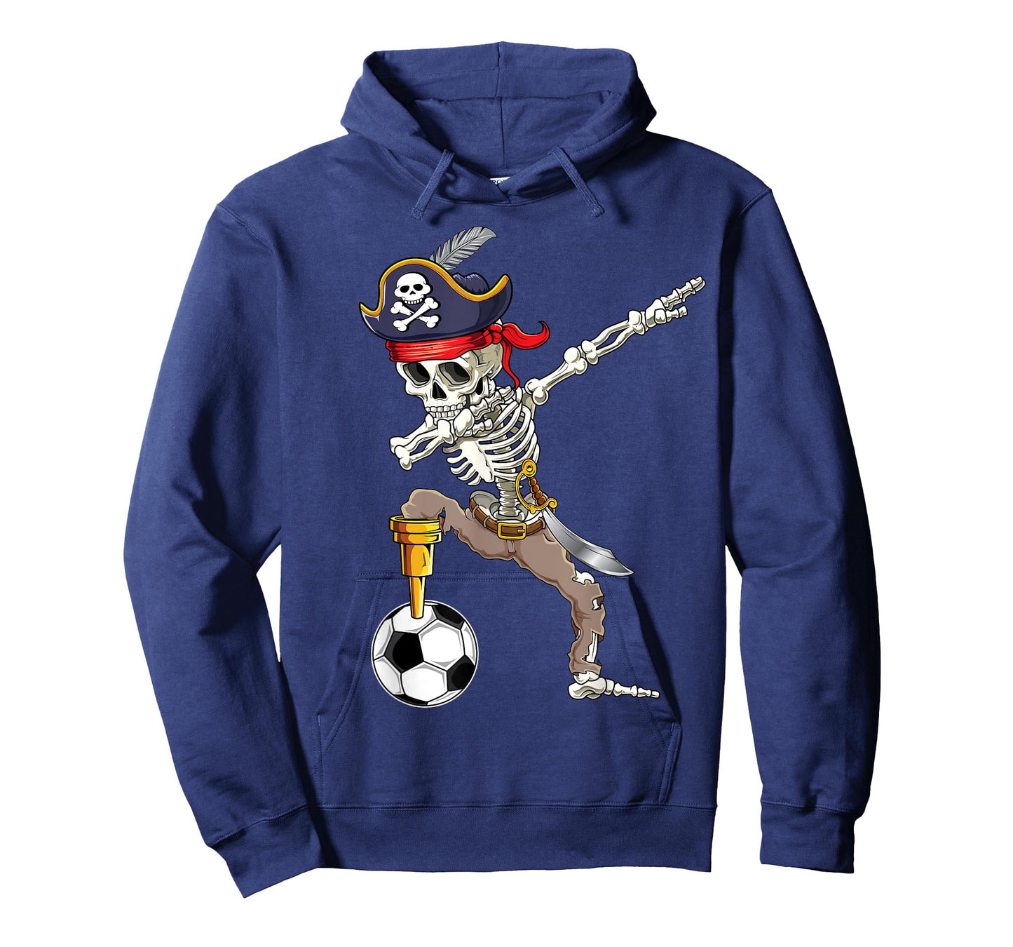 Dab Skeleton | Dabbing Skeleton Futbol Pirate Soccer Gifts T-Shirt