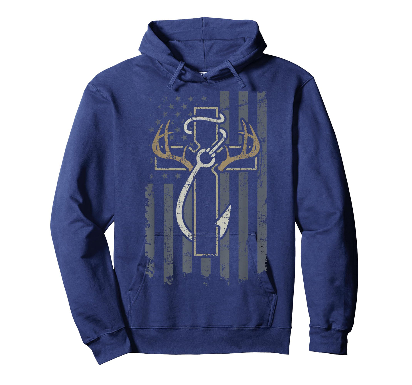 Faith Hunting Fishing - Christian Cross USA Hunter Fisherman T-Shirt