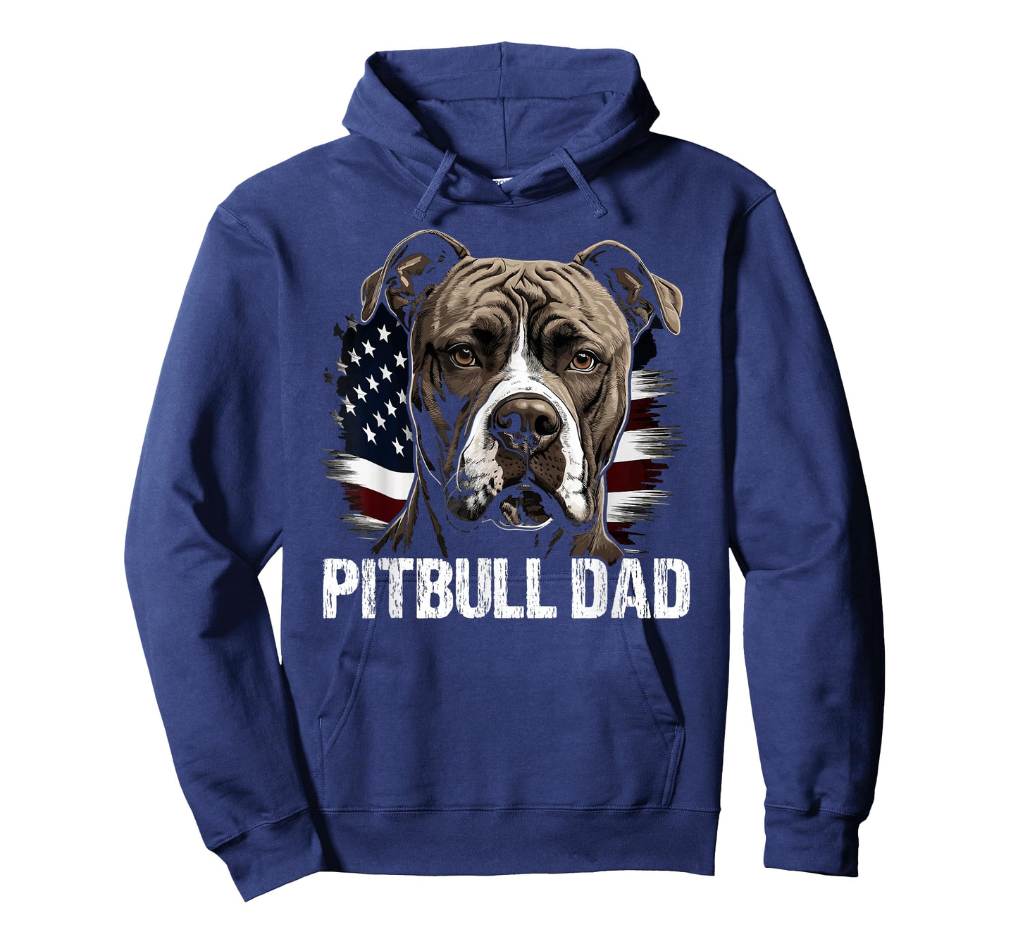 Best Pitbull Dad American Flag | Pitbull T-Shirt