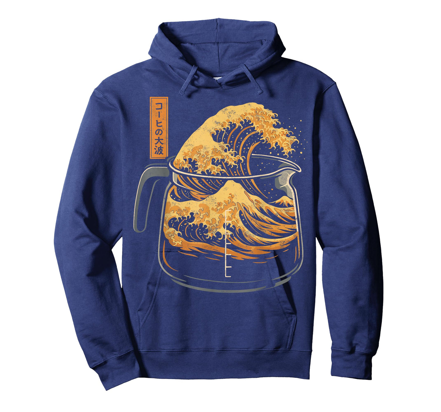 Coffee & Japan Art Lover Tee Kanagawa Wave Of Coffee Humor T-Shirt