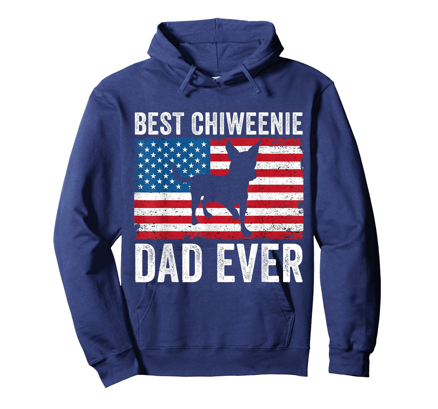 Chiweenie Dad Chiweenie Lover Owner 4th of July Patriotic T-Shirt