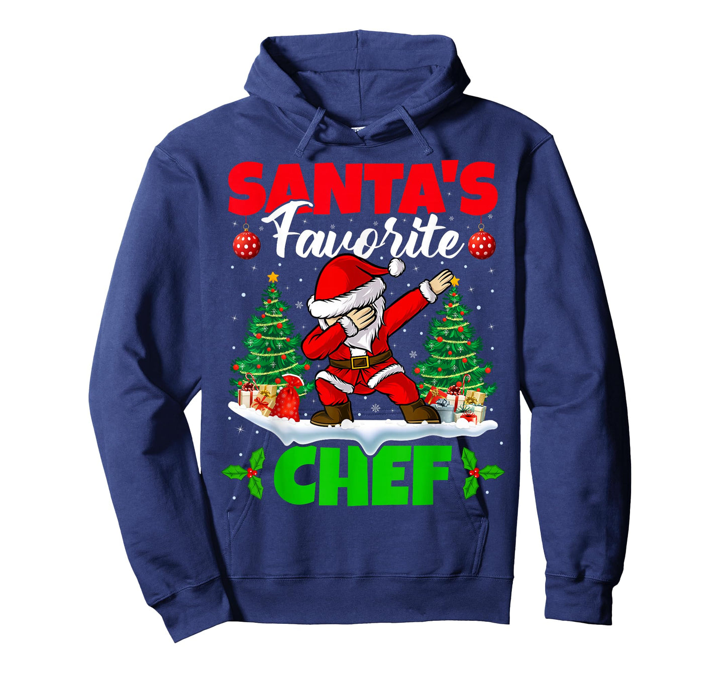 Xmas Dabbing Santa's Favorite Chef Christmas T-Shirt