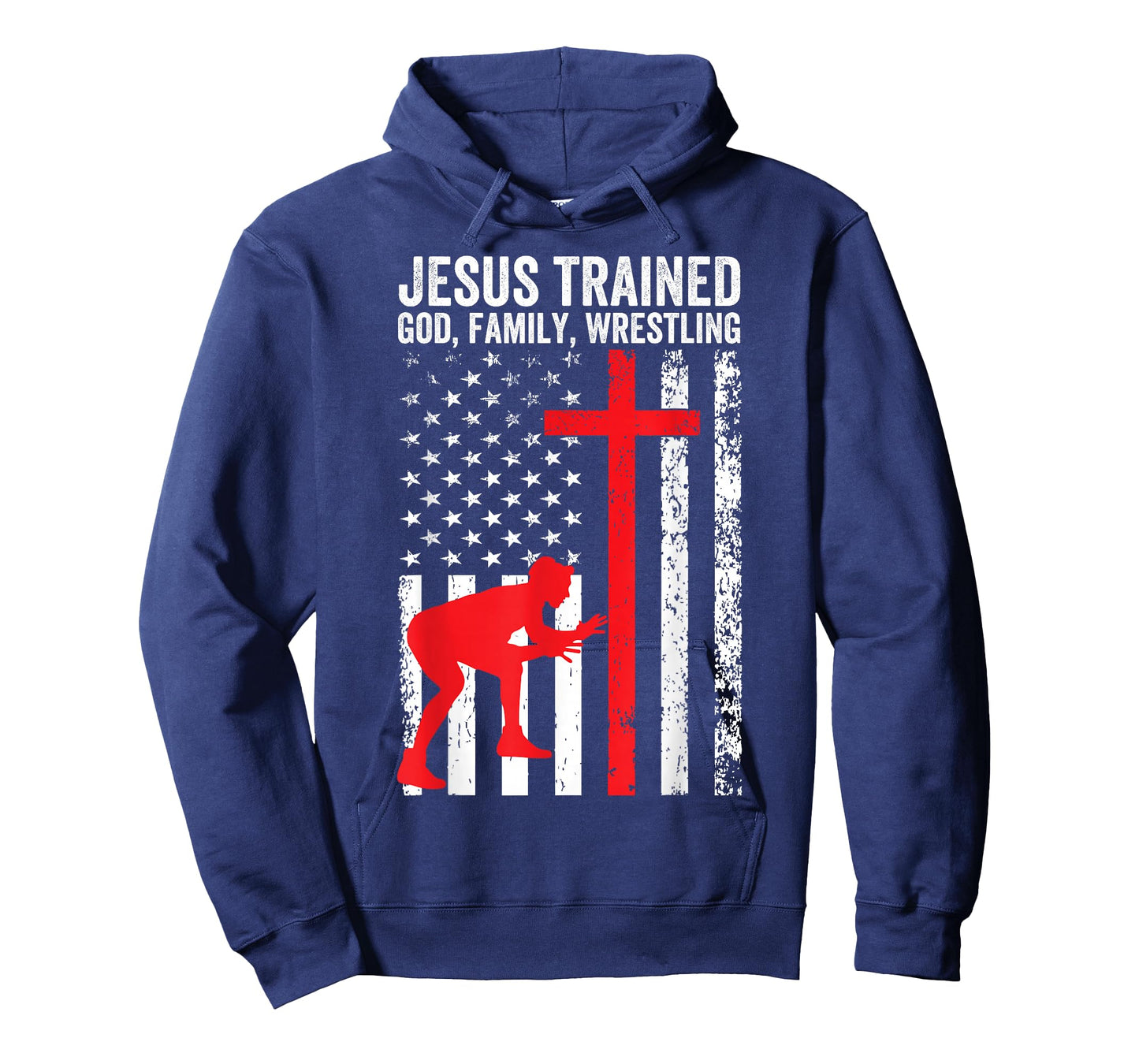 Jesus Trained, Christian Wrestler, Wrestling T-Shirt