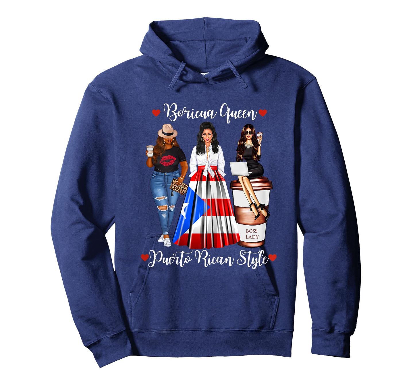 Puerto Rican Style Boricua Queen Mom Womens Puerto Rico T-Shirt